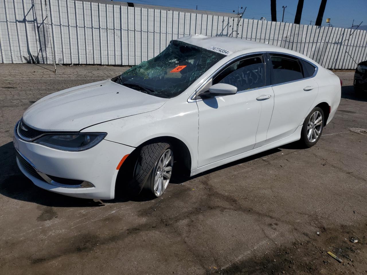 Lot #2935492104 2016 CHRYSLER 200 LIMITE