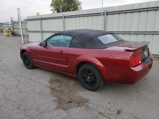 FORD MUSTANG 2007 maroon converti gas 1ZVFT84N275333431 photo #3