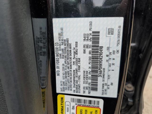 VIN 3FA6P0HR9DR290498 2013 Ford Fusion, SE no.12