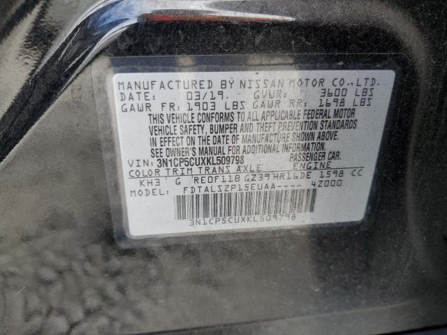 2019 NISSAN KICKS S - 3N1CP5CUXKL509798