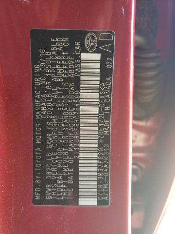 2017 TOYOTA COROLLA L - 2T1BURHE5HC764588