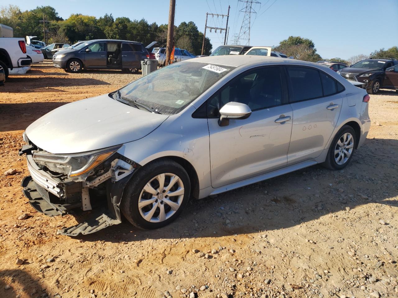 Lot #2942919302 2020 TOYOTA COROLLA LE