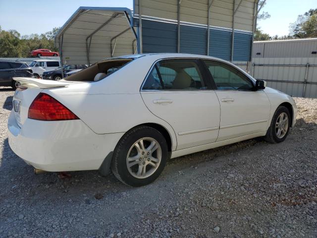 HONDA ACCORD EX 2006 white  gas 1HGCM567X6A014771 photo #4