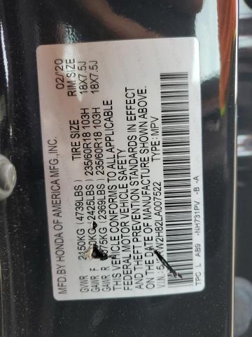 2020 HONDA CR-V EXL - 5J6RW2H82LA007522