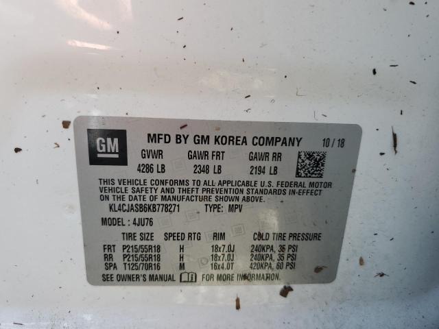 VIN KL4CJASB6KB778271 2019 Buick Encore, Preferred no.13