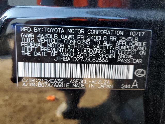 2018 LEXUS IS 300 - JTHBA1D27J5062666