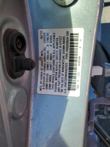 2017 HONDA CIVIC LX - 2HGFC2F64HH527072