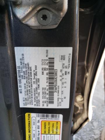 VIN 3FA6P0LU3GR230023 2016 Ford Fusion, Se Hybrid no.12