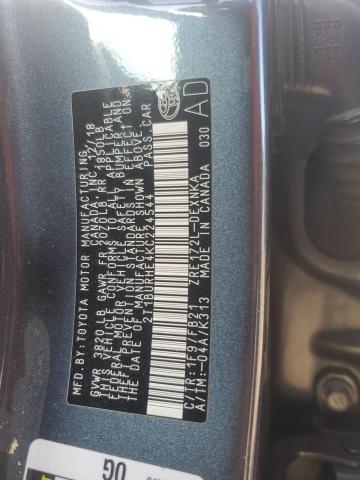 2019 TOYOTA COROLLA L - 2T1BURHE4KC224544
