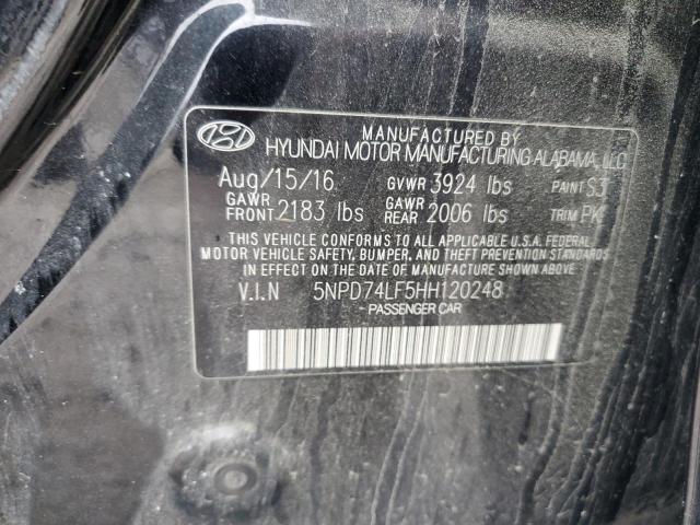 2017 HYUNDAI ELANTRA SE - 5NPD74LF5HH120248