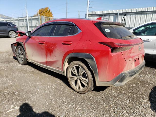 LEXUS UX 250H 2020 red  hybrid engine JTHP9JBH8L2036460 photo #3