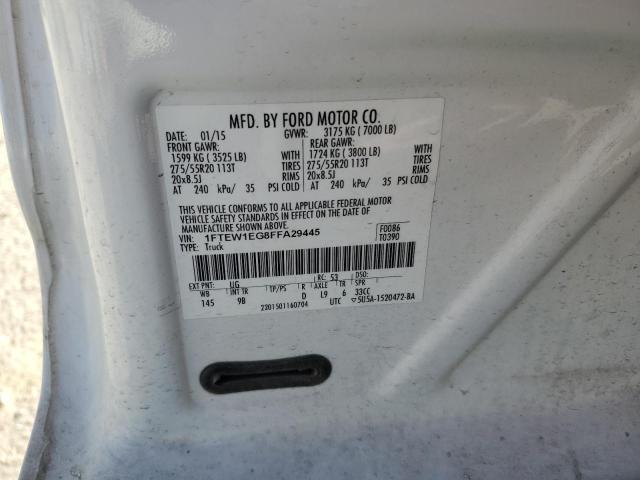 2015 FORD F150 SUPER - 1FTEW1EG8FFA29445