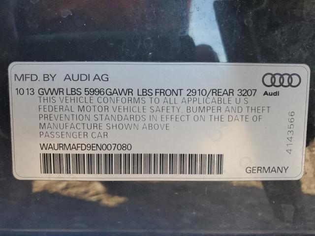 VIN WAURMAFD9EN007080 2014 Audi A8, L Tdi Quattro no.12