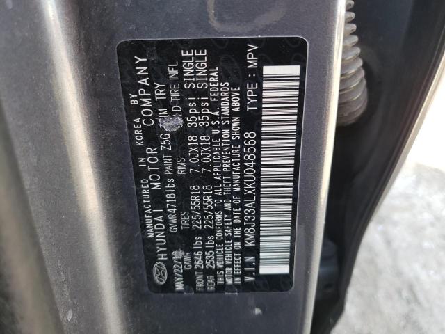 2019 HYUNDAI TUCSON LIM - KM8J33ALXKU048568