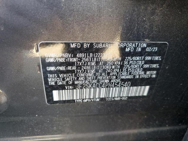 2023 SUBARU FORESTER - JF2SKACC4PH454540