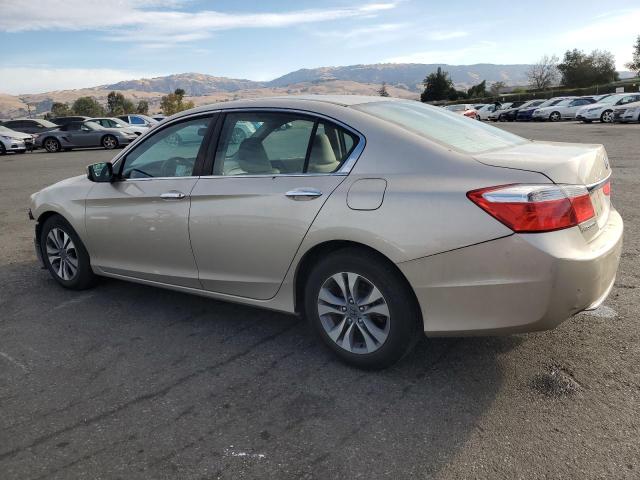 HONDA ACCORD LX 2014 beige  gas 1HGCR2F35EA207566 photo #3