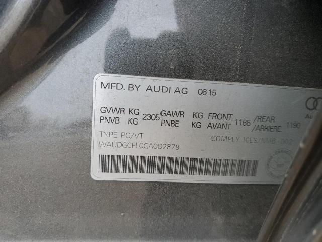 2016 AUDI S4 PROGRES - WAUDGCFL0GA002879