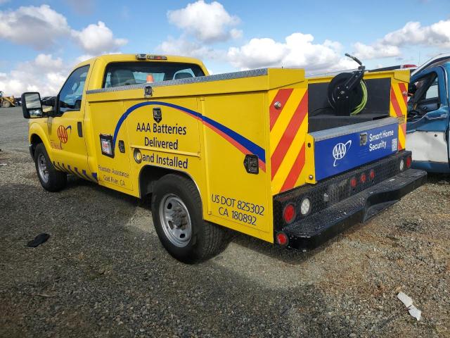 FORD F250 SUPER 2016 yellow pickup gas 1FDBF2A63GEA61146 photo #3