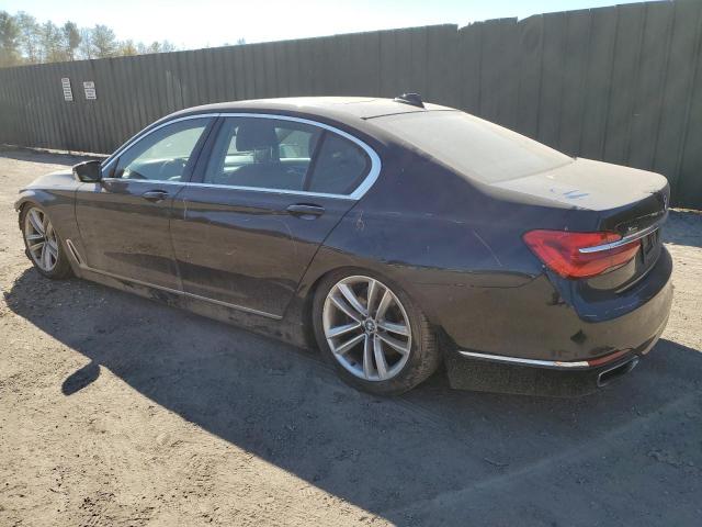 BMW 750 XI 2016 black  gas WBA7F2C56GG420490 photo #3