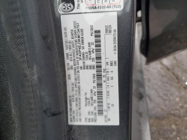 2019 FORD FIESTA SE - 3FADP4EJ3KM134707