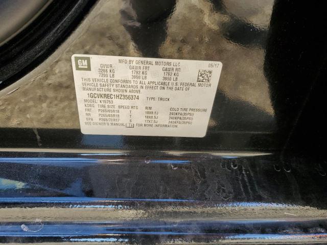 2017 CHEVROLET SILVERADO - 1GCVKREC1HZ356374