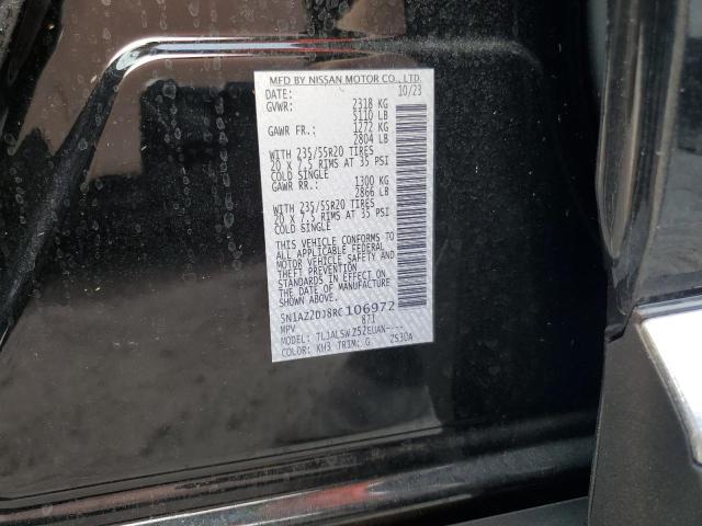 2024 NISSAN MURANO PLATINUM 5N1AZ2DJ8RC106972