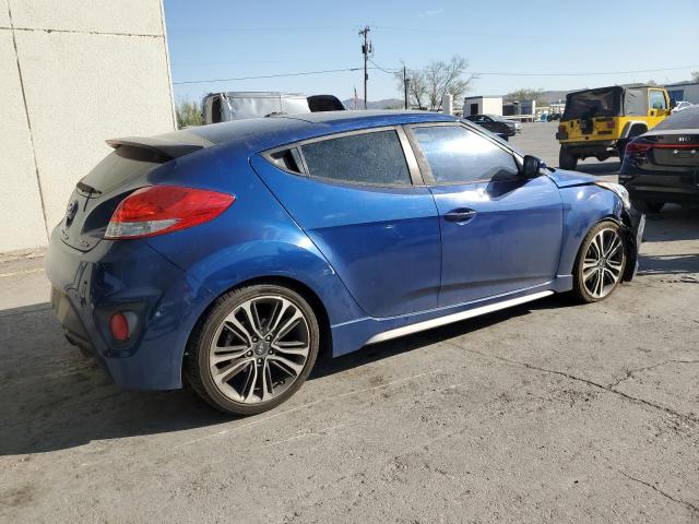 HYUNDAI VELOSTER T 2016 blue  gas KMHTC6AE1GU297912 photo #4