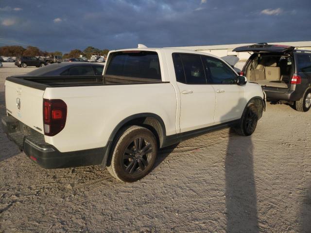 HONDA RIDGELINE 2019 white  gas 5FPYK3F17KB014181 photo #4