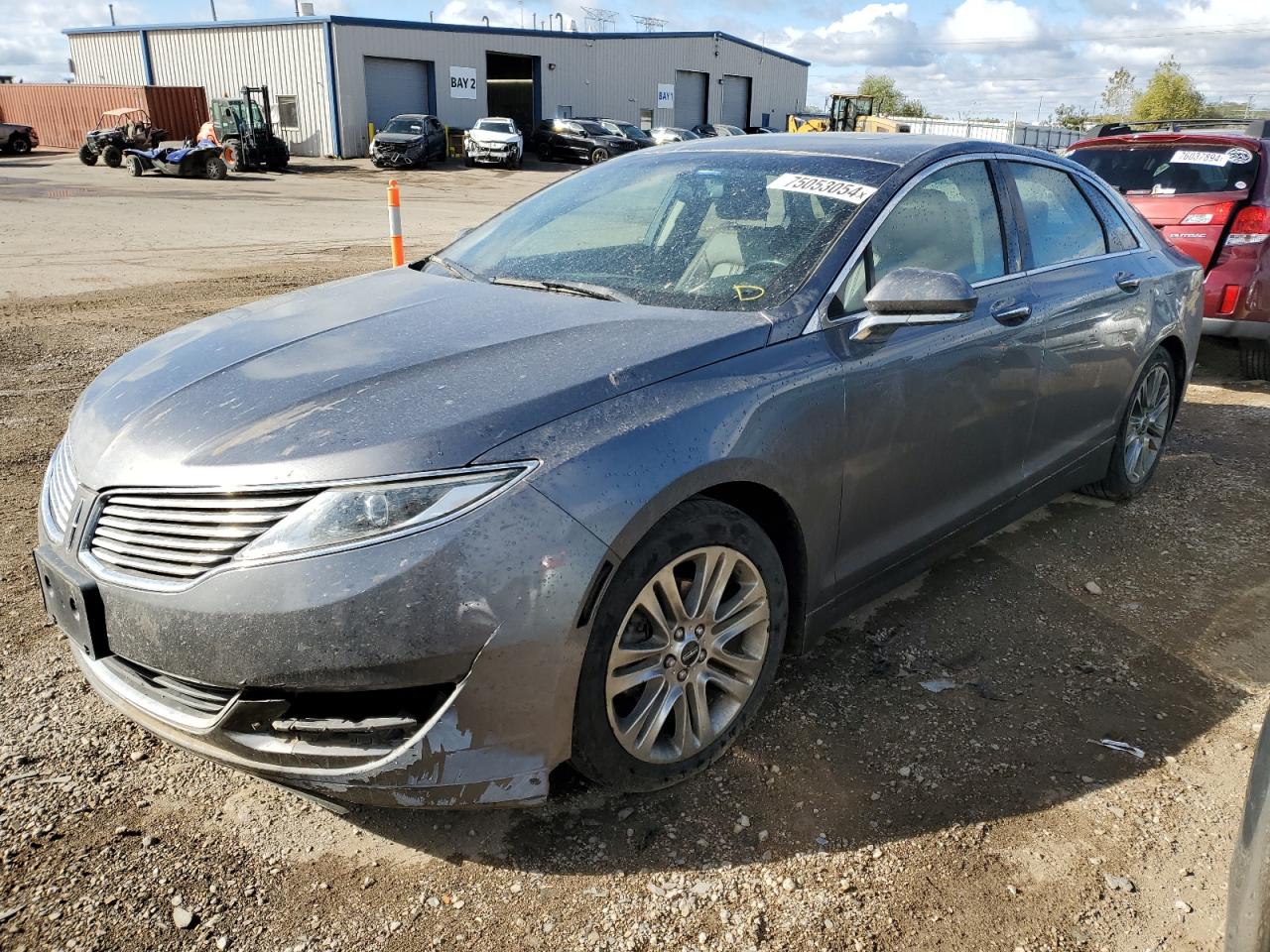 Lot #2938296642 2014 LINCOLN MKZ HYBRID