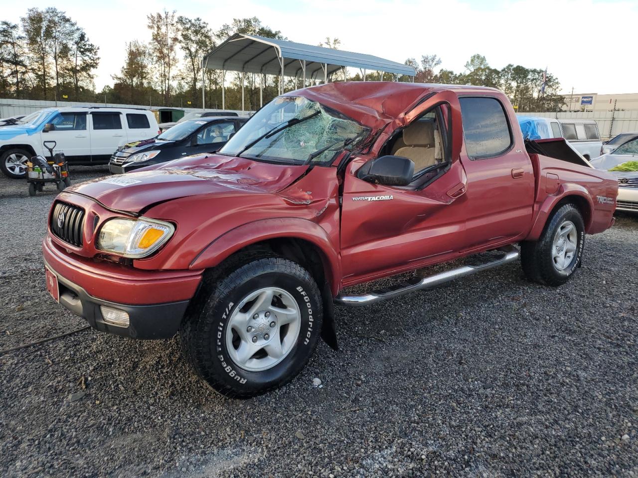 Lot #2926124738 2003 TOYOTA TACOMA DOU