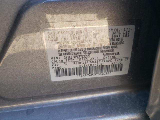 2015 NISSAN SENTRA S - 3N1AB7APXFY236529