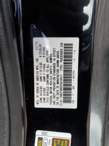 VIN 1HGCT2B82FA004817 2015 Honda Accord, Exl no.12