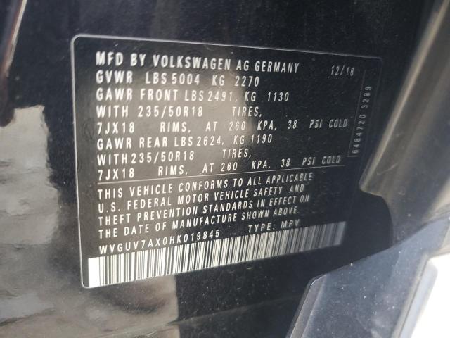 2017 VOLKSWAGEN TIGUAN SPO - WVGUV7AX0HK019845