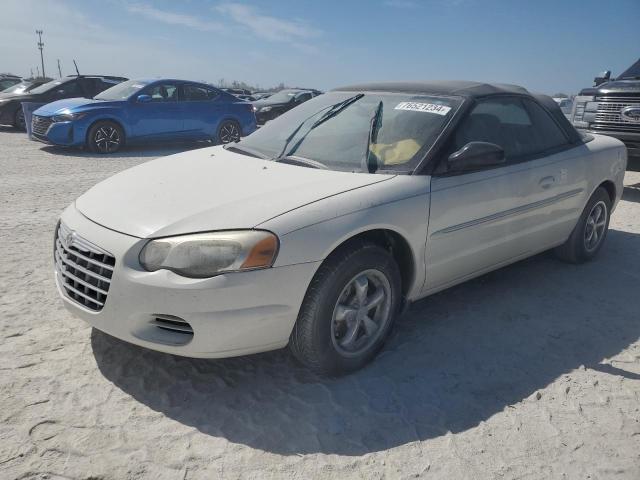 CHRYSLER SEBRING LX 2004 white  gas 1C3EL45R44N253430 photo #1