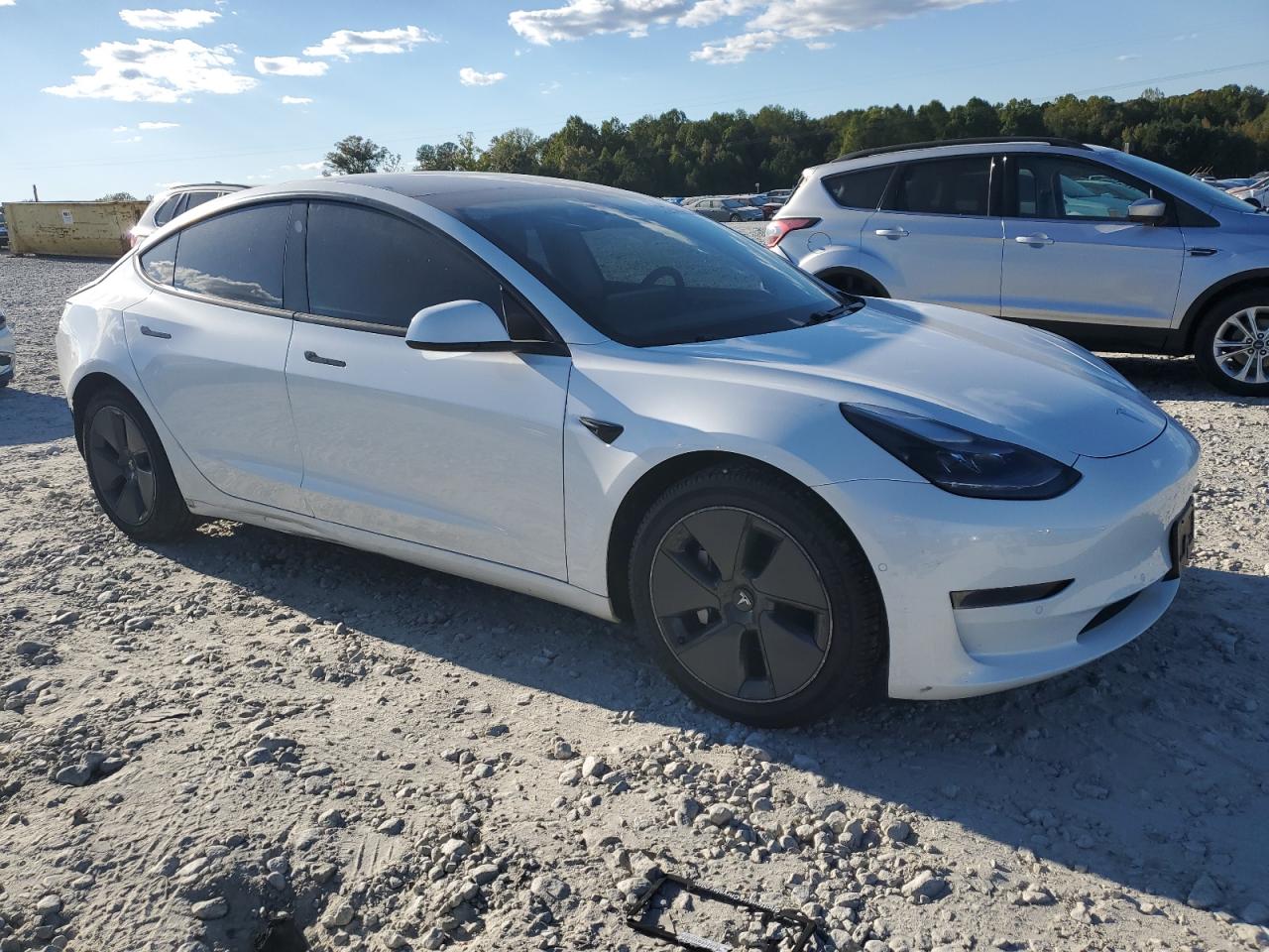 Lot #3022813323 2021 TESLA MODEL 3