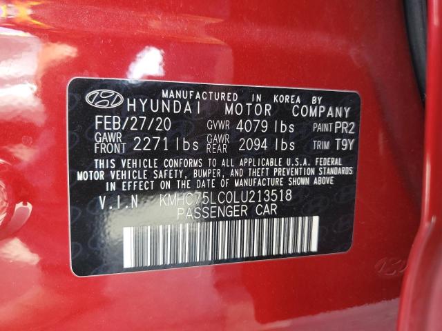 VIN KMHC75LC0LU213518 2020 Hyundai Ioniq, SE no.13