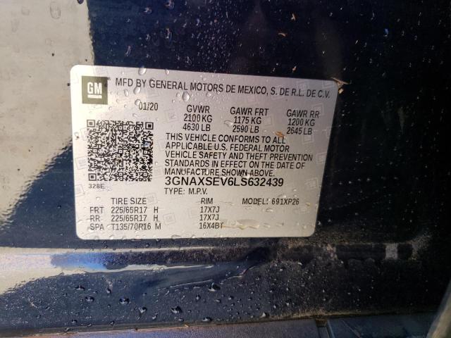 2020 CHEVROLET EQUINOX LS - 3GNAXSEV6LS632439