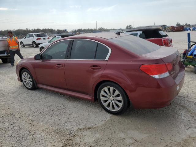 SUBARU LEGACY 2.5 2011 red  gas 4S3BMBL64B3236757 photo #3