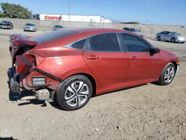 HONDA CIVIC LX 2021 red  gas 2HGFC2F66MH553053 photo #4