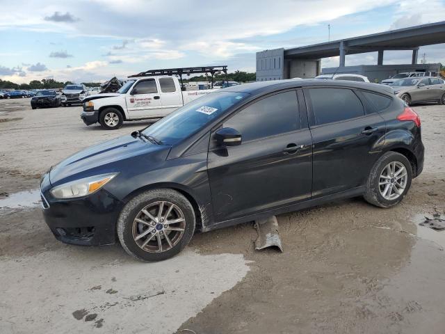 FORD FOCUS SE 2015 black hatchbac gas 1FADP3K27FL329384 photo #1