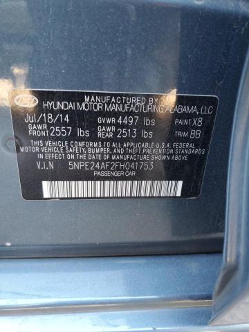 2015 HYUNDAI SONATA SE - 5NPE24AF2FH041753