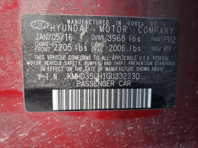 2016 HYUNDAI ELANTRA GT - KMHD35LH1GU332230