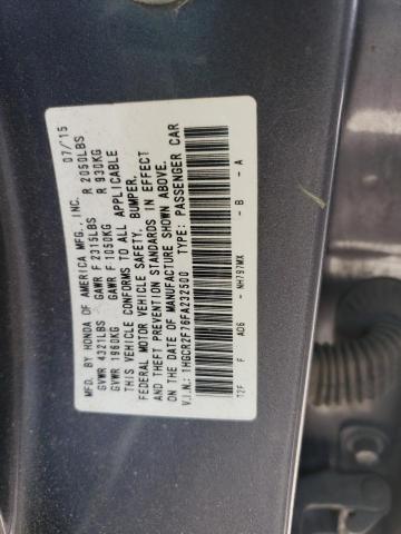 2015 HONDA ACCORD EX - 1HGCR2F76FA232500
