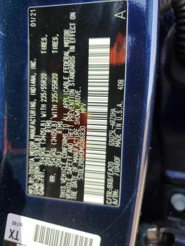 2021 TOYOTA HIGHLANDER - 5TDLZRBH0MS086830