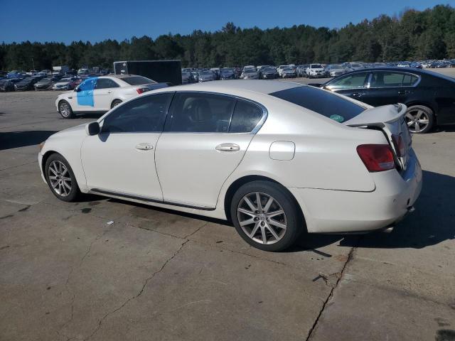 LEXUS GS 300 2006 white sedan 4d gas JTHBH96S565038087 photo #3