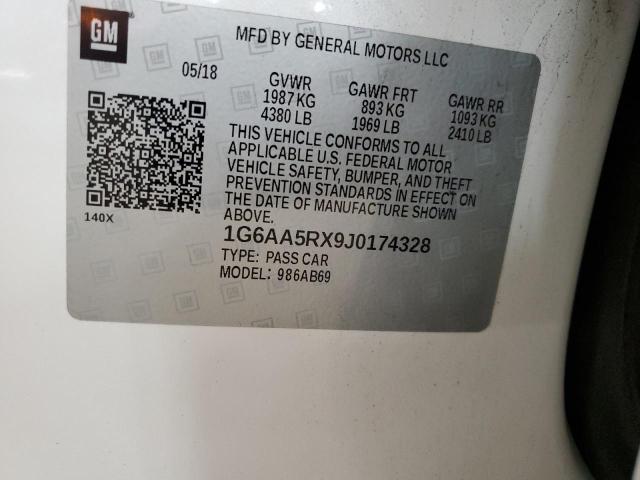 2018 CADILLAC ATS - 1G6AA5RX9J0174328