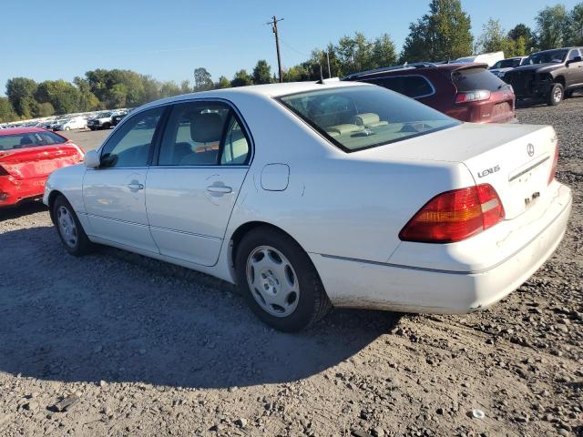 LEXUS LS 430 2001 white  gas JTHBN30F910030677 photo #3