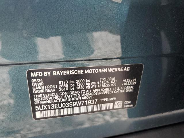 2025 BMW X5 SDRIVE - 5UX13EU03S9W71937
