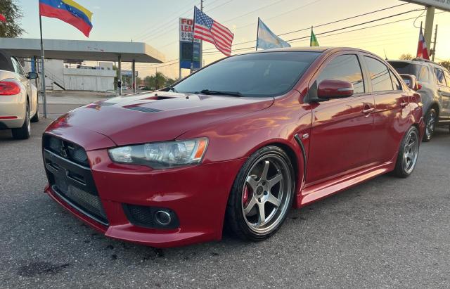 MITSUBISHI LANCER EVO 2015 red sedan 4d gas JA32W8FV5FU026599 photo #3