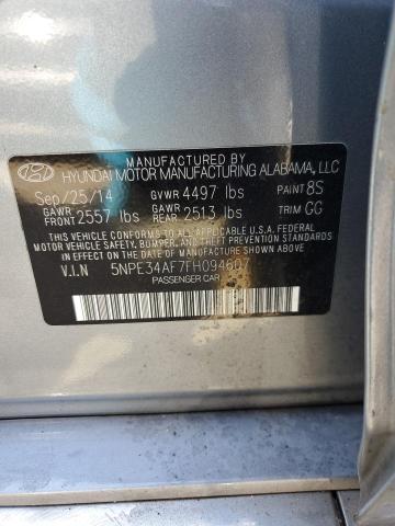 2015 HYUNDAI SONATA SPO - 5NPE34AF7FH094607